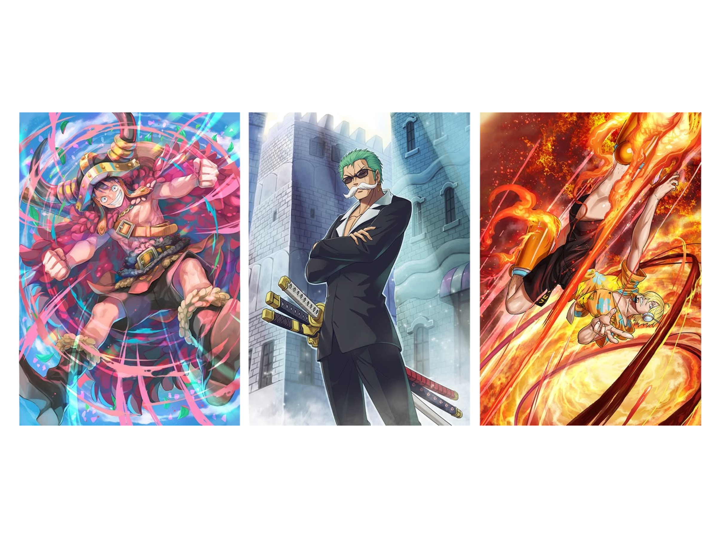 One Piece Trio Promo V Jump (Luffy,Zoro,Sanji)